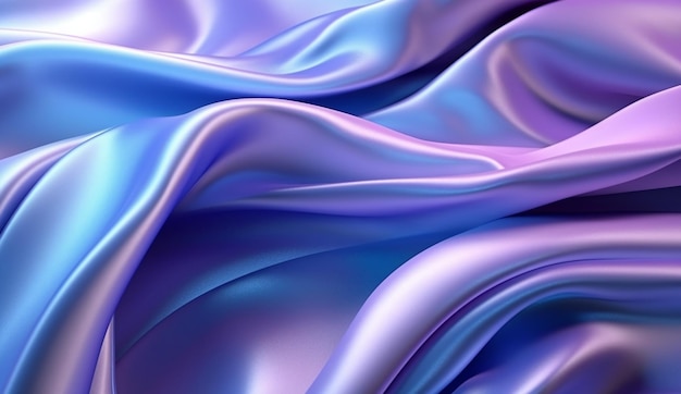 Purple silk fabric that is in a close up