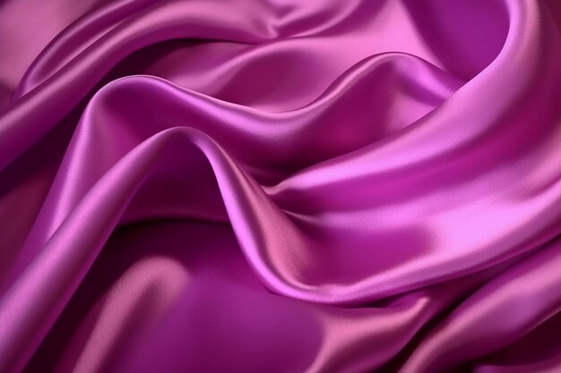 A purple silk fabric with a soft wave of silk.