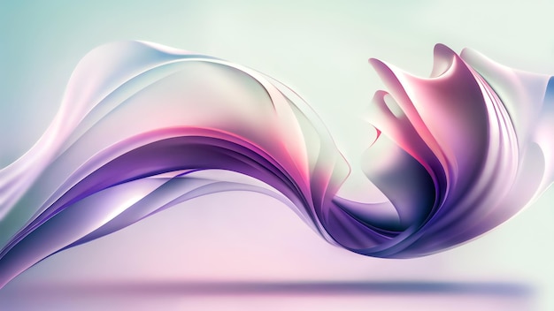 Purple Silk Waves Background