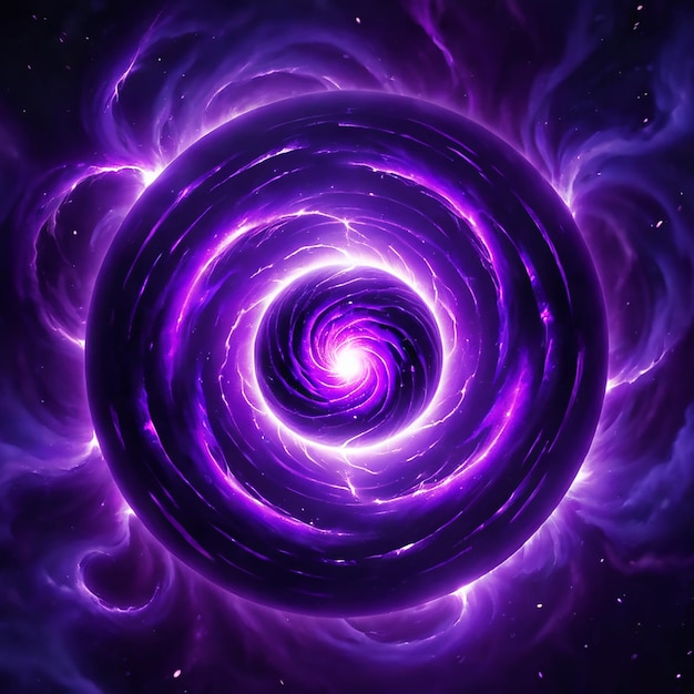 a purple spiral with a spiral design in the center