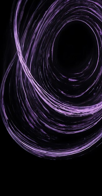 Photo a purple swirl of light is shown in this image