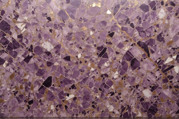 Purple Terrazzo Texture Terrazzo Texture Background Terrazzo Mosaic Tiles Terrazzo Marble Background Terrazzo Tiles Texture AI Generative