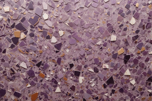 Purple Terrazzo Texture Terrazzo Texture Background Terrazzo Mosaic Tiles Terrazzo Marble Background Terrazzo Tiles Texture AI Generative