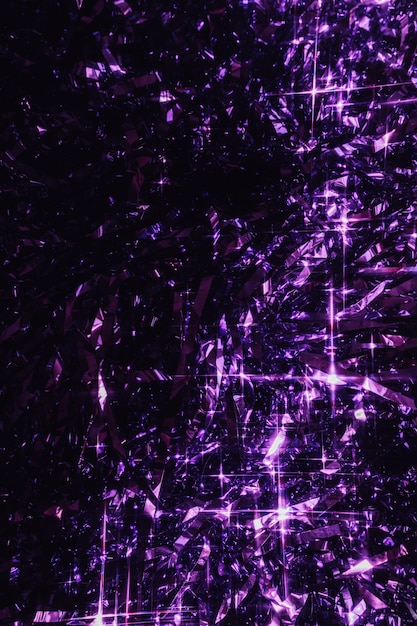 purple tinsel background