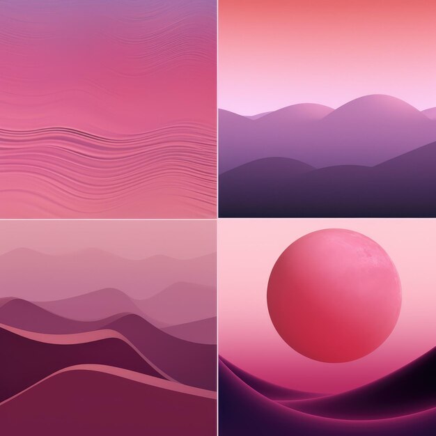 purple wallpaper pink sunrise background