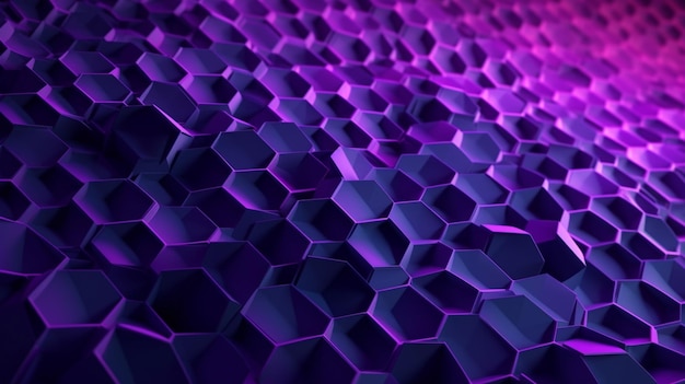 Purple wallpaper with a hexagon pattern