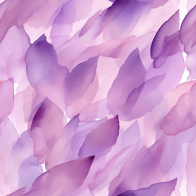 Purple Watercolor Seamless Pattern