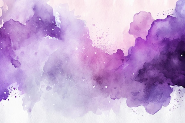 Photo purple watercolor