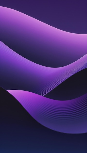 a purple wave is shown with a purple background