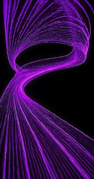 a purple wave with purple lines on it