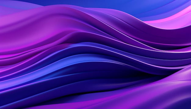 Purple waves on a blue background