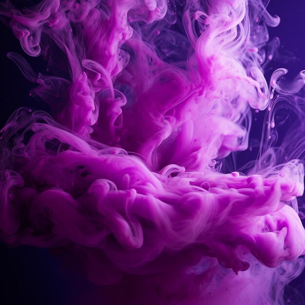 purple and white smoke