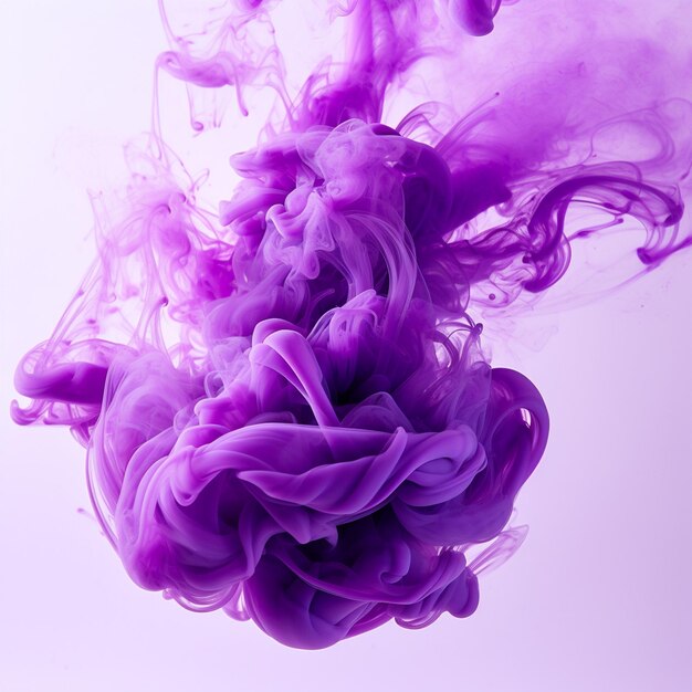 purple and white smoke