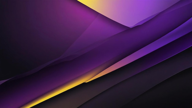 a purple and yellow background with a few lines of different colors