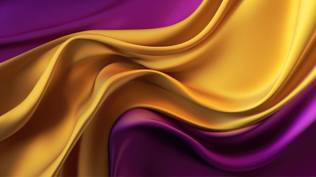 Purple and yellow fabric that is in a blur