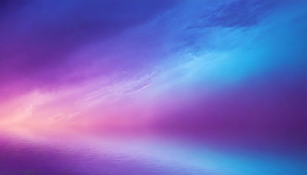 Photo purpleblue gradient backdrop evokes dreamy vibes