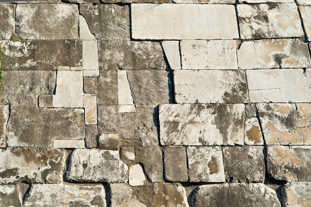 Pyramid of Cestius wall closeup Rome Italy