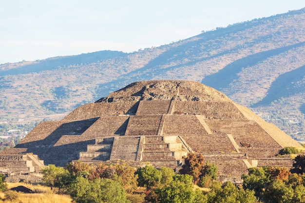 Pyramid of the Sun. Teotihuacan. Mexico.