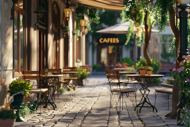 Quaint cafes with charming outdoor seating