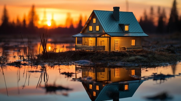 quaint swamp houses HD wallpaper photographic image