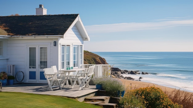 Quaint terrace cottage building