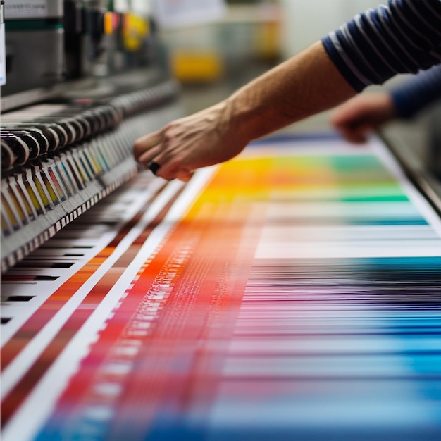 A quality check of offset printed materials focusing on color accuracy