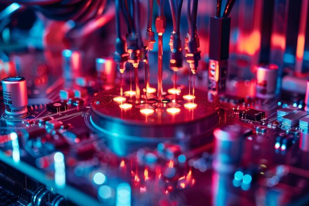 Photo quantum computing capabilities ai generated