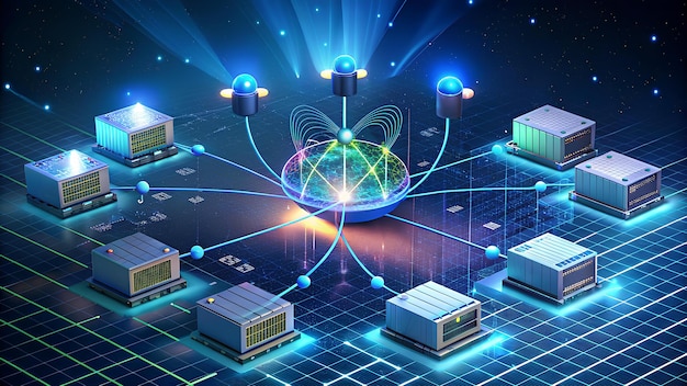 Quantum Computing and Networking Showcasing Protocols Key Distribution Methods and Network Node