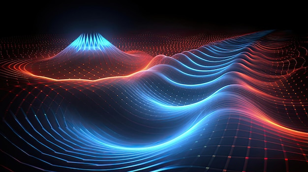 Quantum interference patterns influencing quantum algorithm results demonstrating quantum behavior