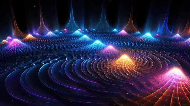 Quantum interference patterns shaping quantum algorithm outcomes revealing unique quantum properties