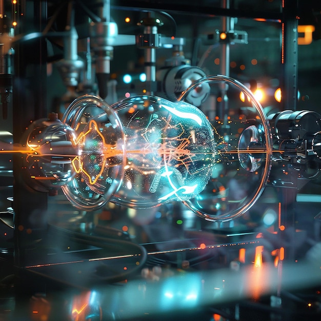 Photo quantum teleportation experiment in scientists lab