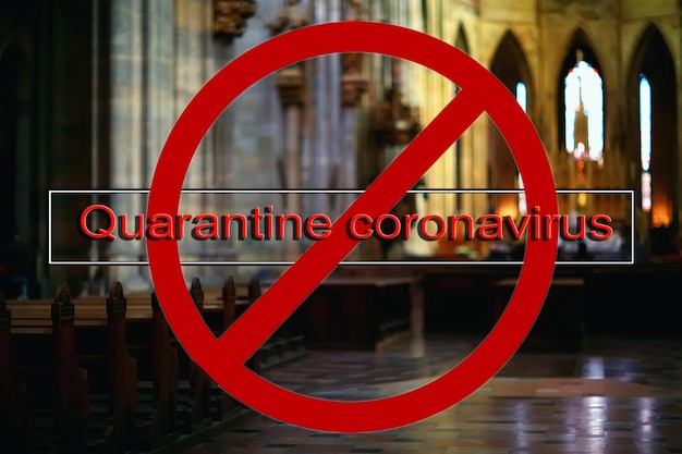 quarantine coronavirus background, abstract blurred theme coronavirus pandemic epidemic