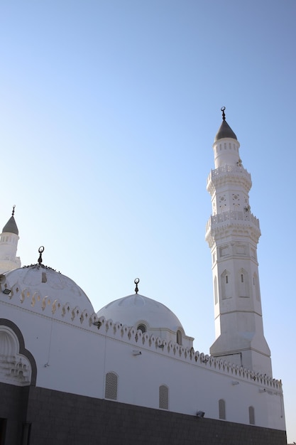 Quba or Kuba Mosque, the first mosque that built in Medina, Saudi Arabia, by the prophet Muhammad.