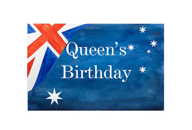 Queen's Birthday National holiday concept