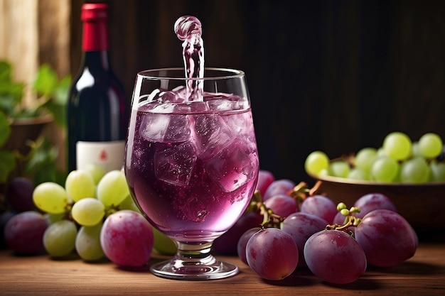 Quenching Thirst Refreshing Senses Grape Symphony ar