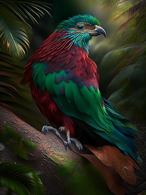 Quetzal bird Hispanic Heritage Month