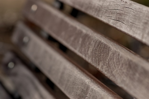 The quietest bench in the world. A great place to think. Where to seat. Abstract view of a bench.