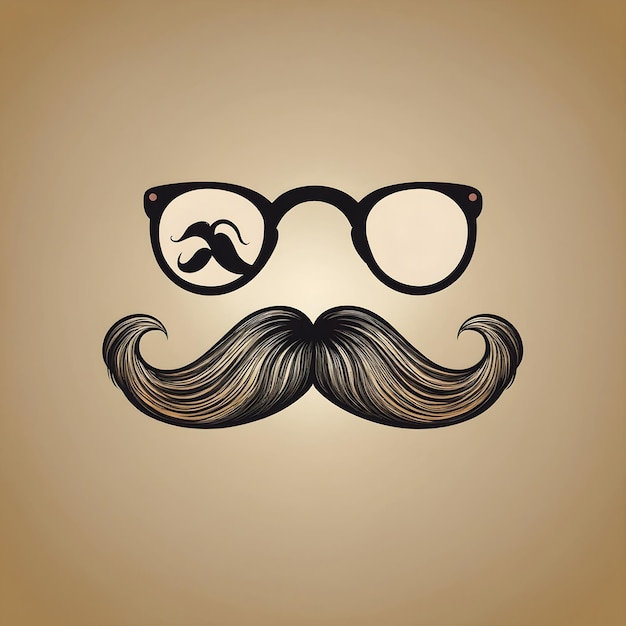 Quirky Mustache Emoji Collection