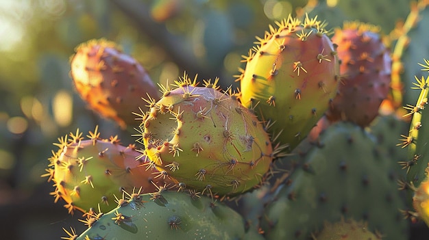 quotA Detailed View of a Prickly Pear Cactus Fruitquot