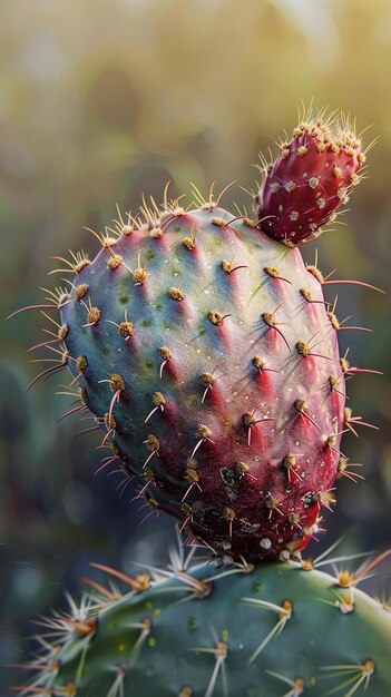 quotA Detailed View of a Prickly Pear Cactus Fruitquot