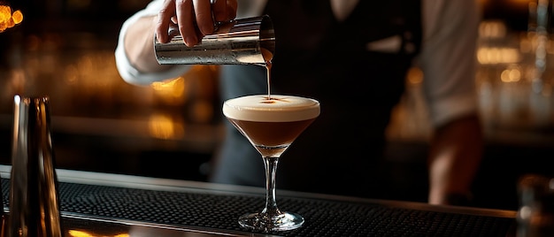 quotBarista Serving an Espresso Martiniquot