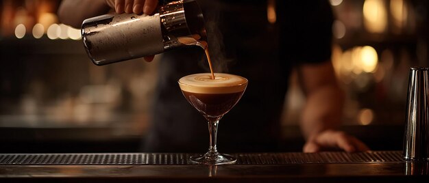 quotBarista Serving an Espresso Martiniquot