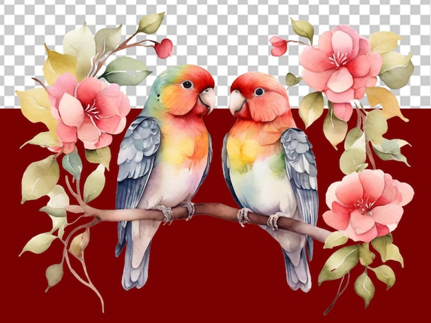 quotBeautiful 3D Love Bird PNG for Valentine39s Day Projectsquot