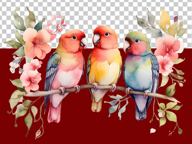 quotBeautiful 3D Love Bird PNG for Valentine39s Day Projectsquot