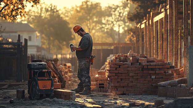 quotBricklayers Morning Routine Intimate Work Preparation Scenequot