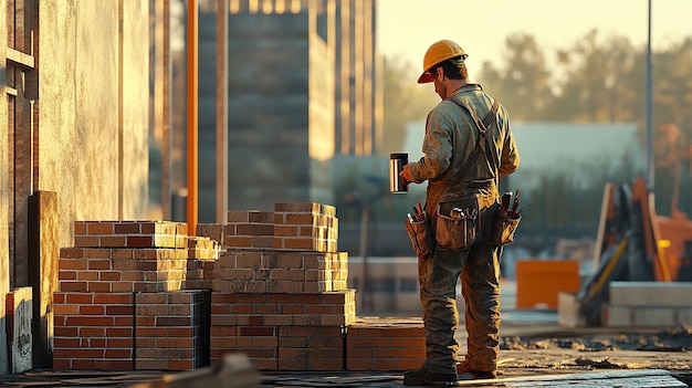 quotBricklayers Morning Routine Intimate Work Preparation Scenequot