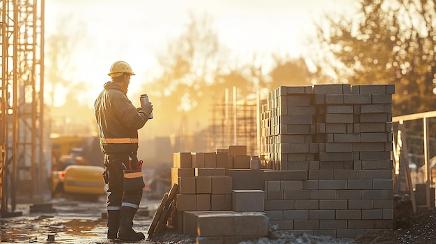 quotBricklayers Morning Routine Intimate Work Preparation Scenequot