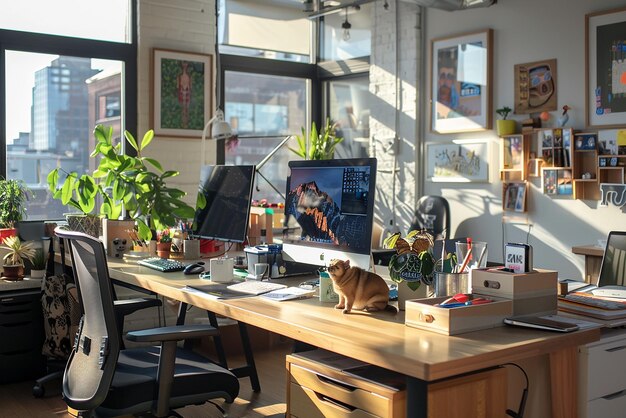 quotCozy and WellDesigned PetFriendly Workspacesquot