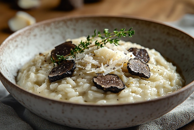 quotCreamy Truffle Risotto with Parmesan Shavingsquot