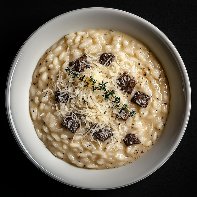 quotCreamy Truffle Risotto with Parmesan Shavingsquot